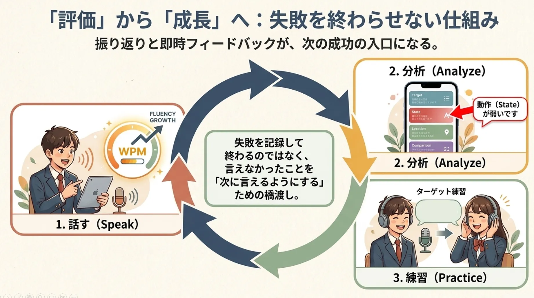 評価から成長へ