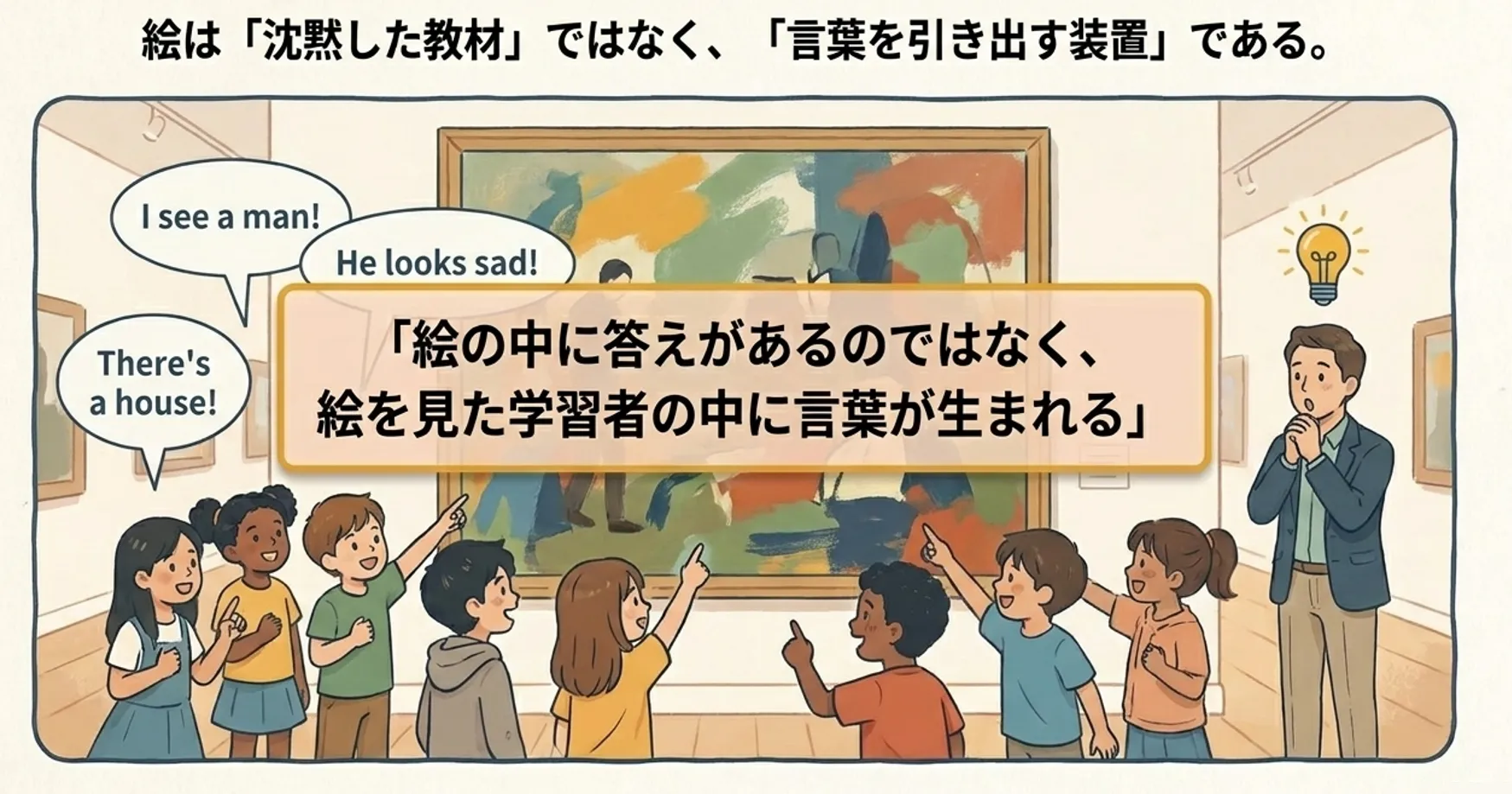 美術館での言葉が生まれる瞬間