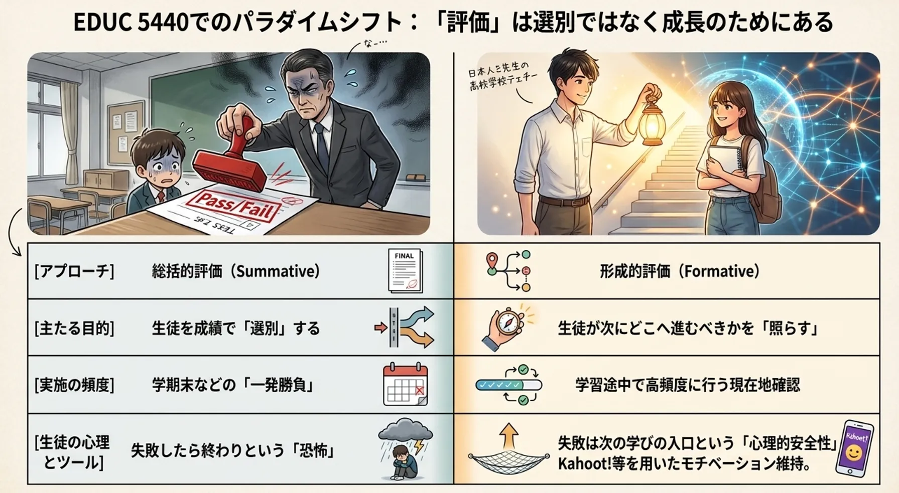 形成的評価の実践